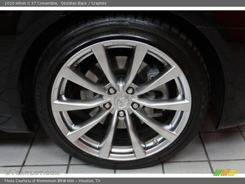 Obsidian Black / Graphite 2010 Infiniti G 37 Convertible