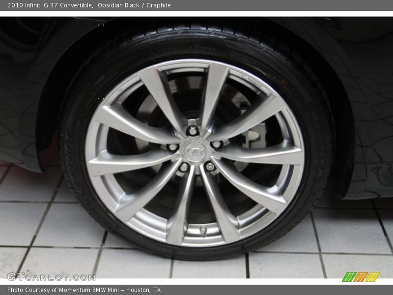 Obsidian Black / Graphite 2010 Infiniti G 37 Convertible