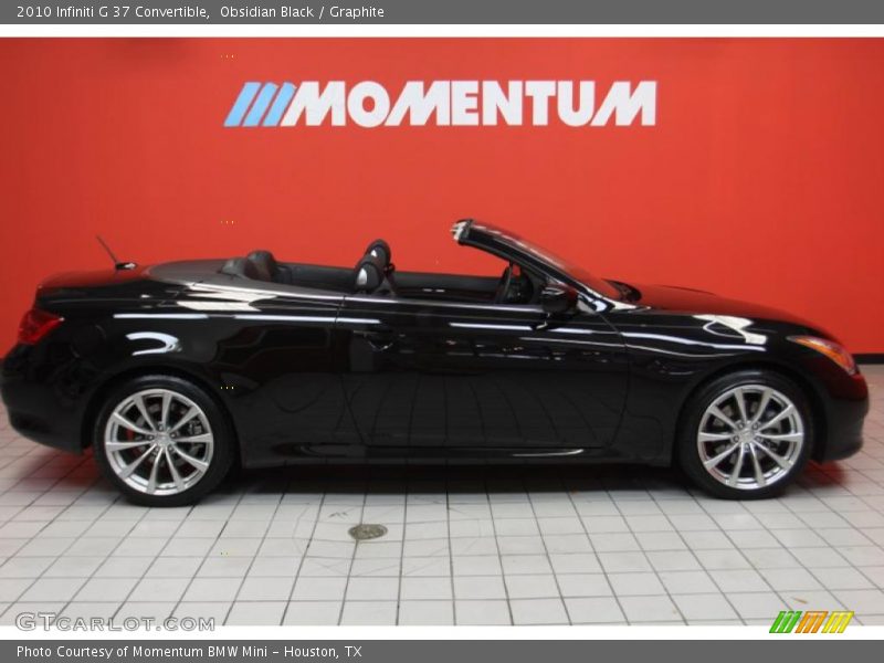 Obsidian Black / Graphite 2010 Infiniti G 37 Convertible
