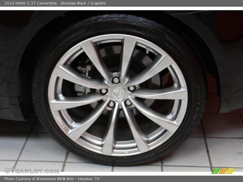 Obsidian Black / Graphite 2010 Infiniti G 37 Convertible