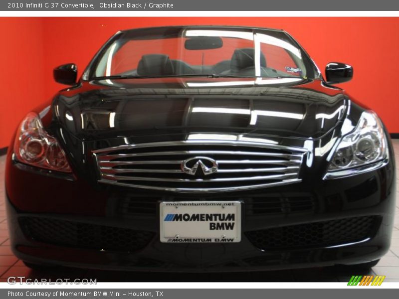Obsidian Black / Graphite 2010 Infiniti G 37 Convertible