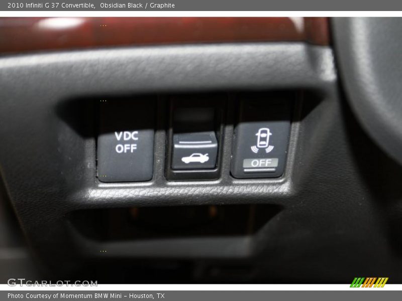 Obsidian Black / Graphite 2010 Infiniti G 37 Convertible