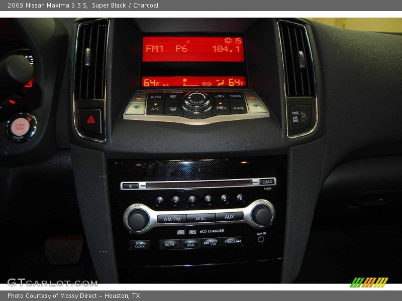 Super Black / Charcoal 2009 Nissan Maxima 3.5 S