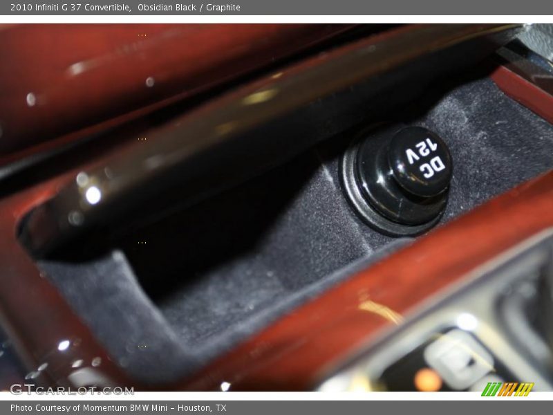Obsidian Black / Graphite 2010 Infiniti G 37 Convertible