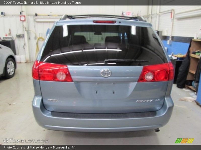 Blue Mirage Metallic / Taupe 2006 Toyota Sienna LE