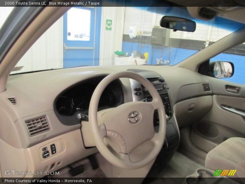 Blue Mirage Metallic / Taupe 2006 Toyota Sienna LE