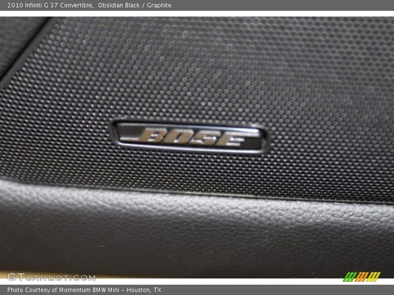 Obsidian Black / Graphite 2010 Infiniti G 37 Convertible