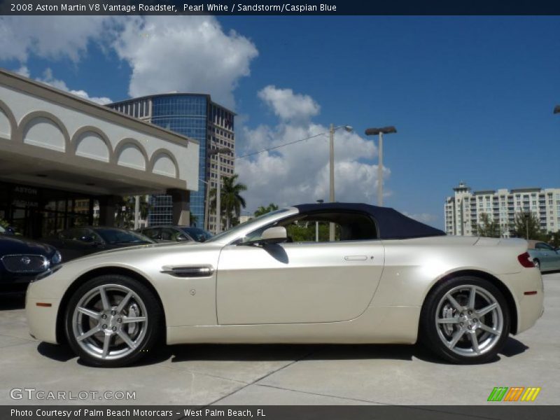  2008 V8 Vantage Roadster Pearl White