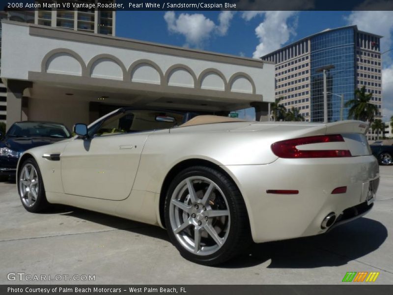  2008 V8 Vantage Roadster Pearl White
