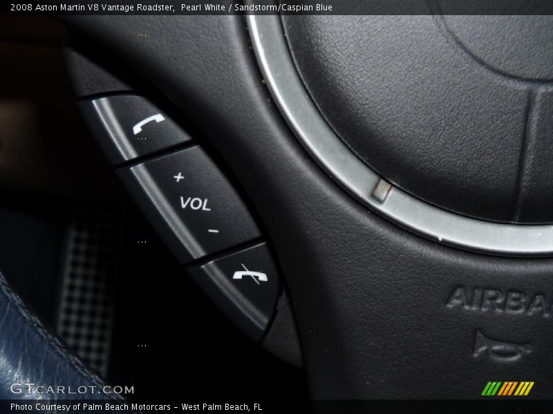 Controls of 2008 V8 Vantage Roadster