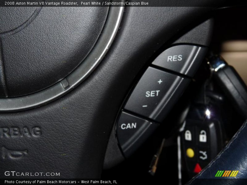 Controls of 2008 V8 Vantage Roadster