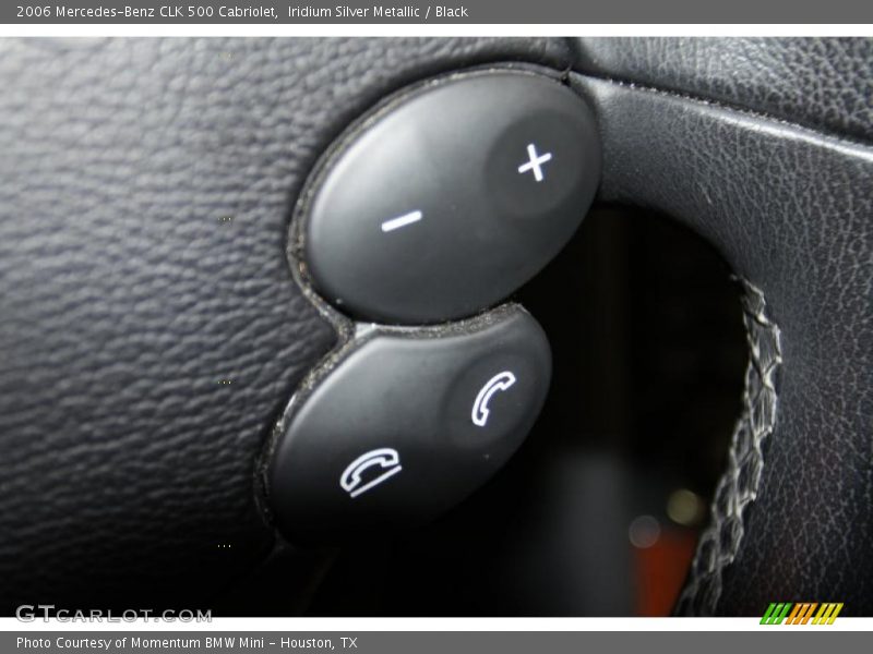 Iridium Silver Metallic / Black 2006 Mercedes-Benz CLK 500 Cabriolet