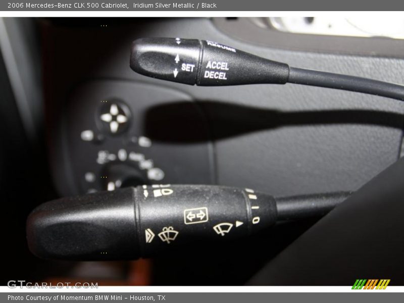 Iridium Silver Metallic / Black 2006 Mercedes-Benz CLK 500 Cabriolet