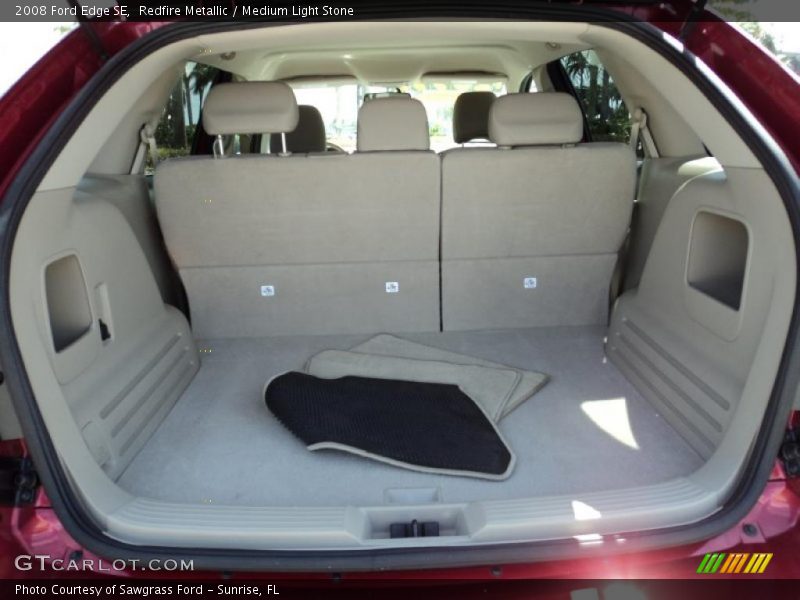 Redfire Metallic / Medium Light Stone 2008 Ford Edge SE