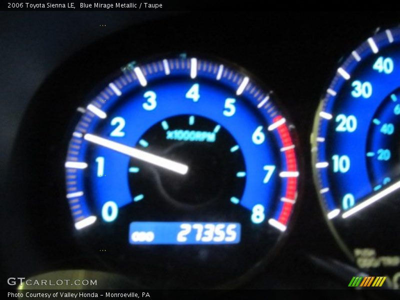 Blue Mirage Metallic / Taupe 2006 Toyota Sienna LE
