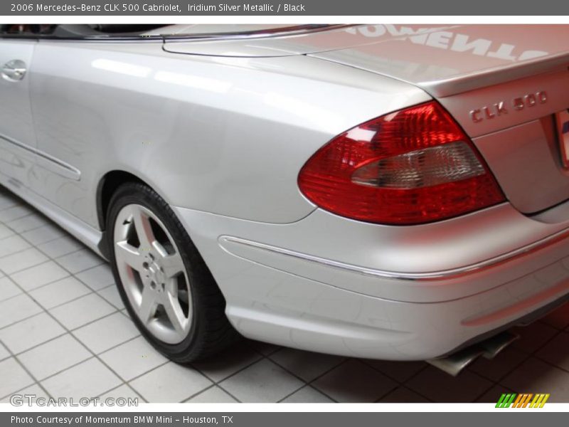 Iridium Silver Metallic / Black 2006 Mercedes-Benz CLK 500 Cabriolet