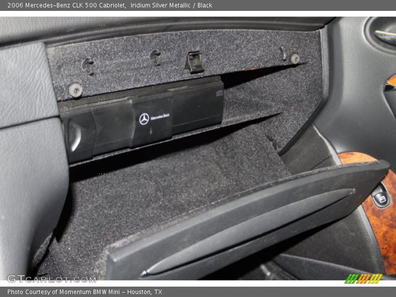 Iridium Silver Metallic / Black 2006 Mercedes-Benz CLK 500 Cabriolet