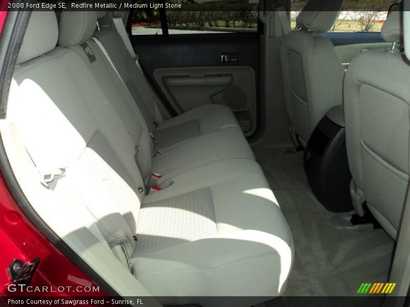 Redfire Metallic / Medium Light Stone 2008 Ford Edge SE