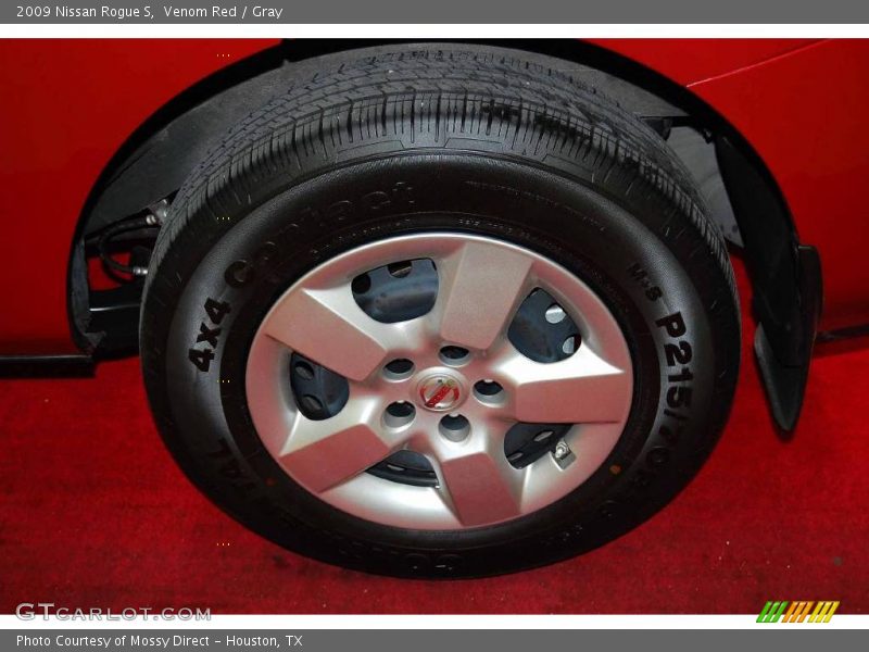 Venom Red / Gray 2009 Nissan Rogue S