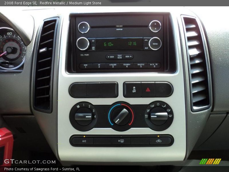Redfire Metallic / Medium Light Stone 2008 Ford Edge SE