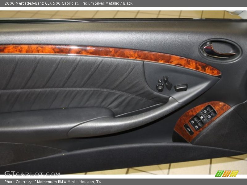 Iridium Silver Metallic / Black 2006 Mercedes-Benz CLK 500 Cabriolet