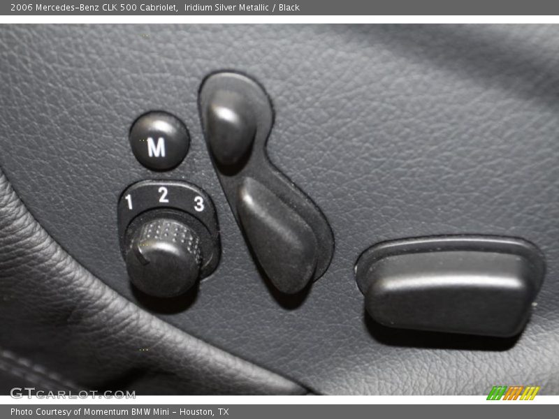 Iridium Silver Metallic / Black 2006 Mercedes-Benz CLK 500 Cabriolet