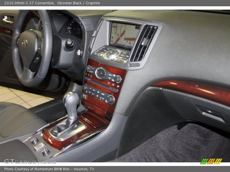Obsidian Black / Graphite 2010 Infiniti G 37 Convertible