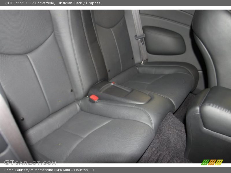Obsidian Black / Graphite 2010 Infiniti G 37 Convertible