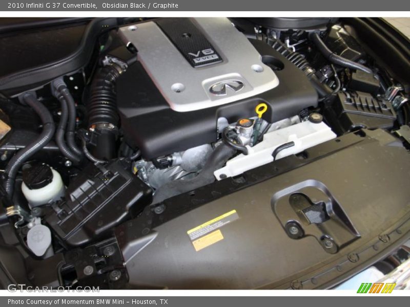 Obsidian Black / Graphite 2010 Infiniti G 37 Convertible