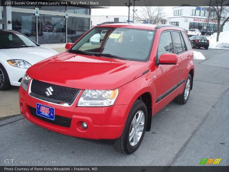 Racy Red / Black 2007 Suzuki Grand Vitara Luxury 4x4