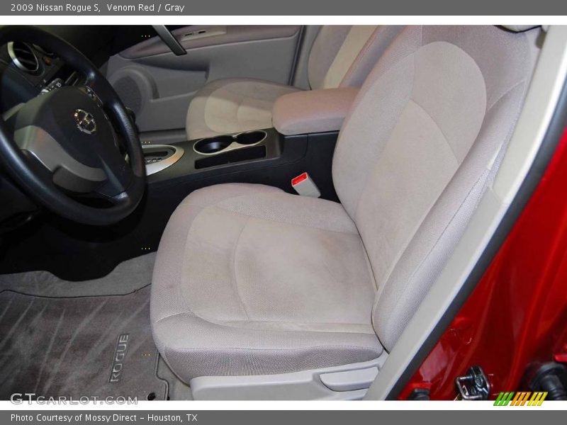 Venom Red / Gray 2009 Nissan Rogue S