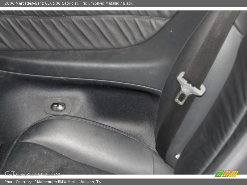 Iridium Silver Metallic / Black 2006 Mercedes-Benz CLK 500 Cabriolet
