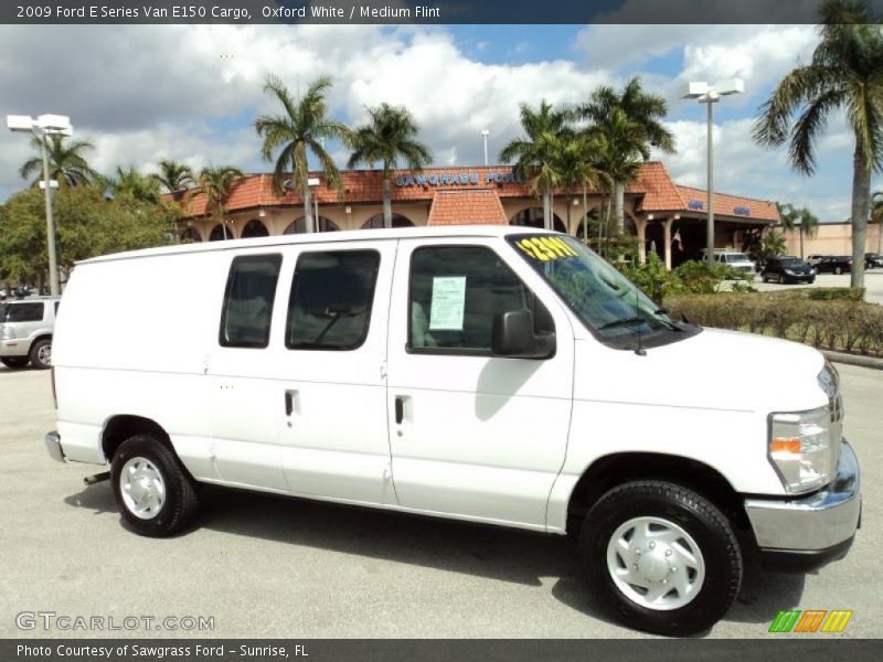 Oxford White / Medium Flint 2009 Ford E Series Van E150 Cargo