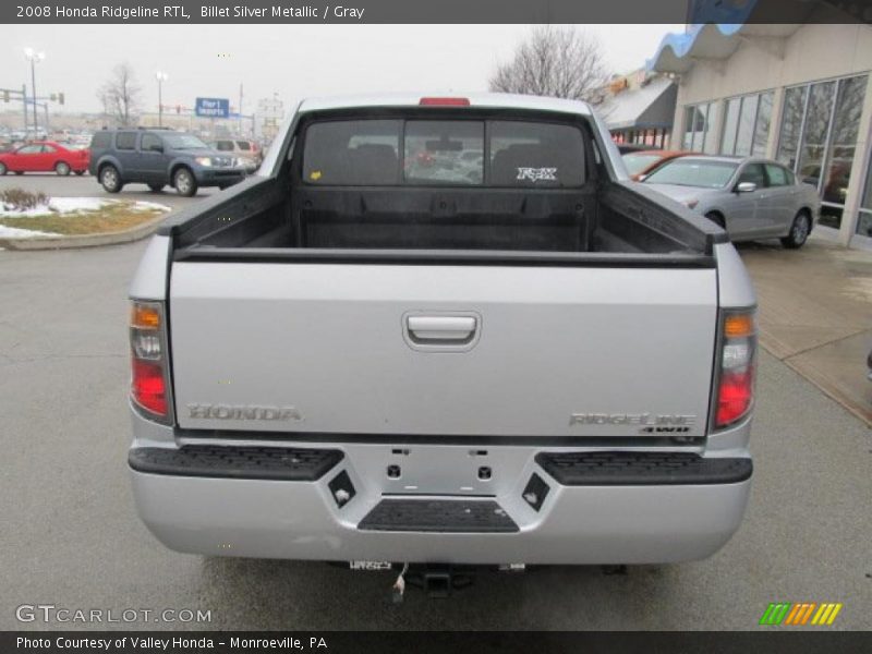 Billet Silver Metallic / Gray 2008 Honda Ridgeline RTL