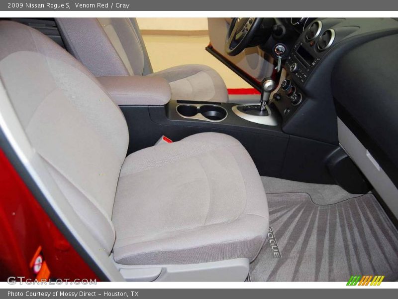 Venom Red / Gray 2009 Nissan Rogue S