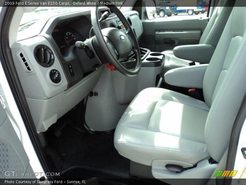Oxford White / Medium Flint 2009 Ford E Series Van E150 Cargo