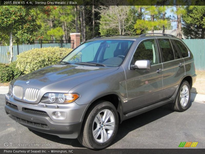 Sterling Grey Metallic / Black 2005 BMW X5 4.4i