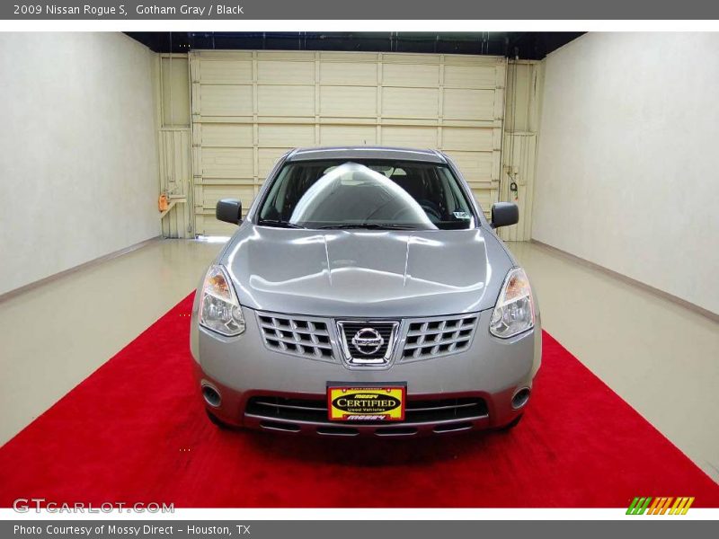 Gotham Gray / Black 2009 Nissan Rogue S