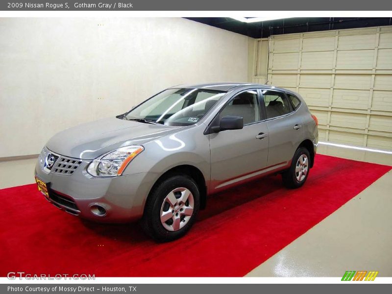 Gotham Gray / Black 2009 Nissan Rogue S