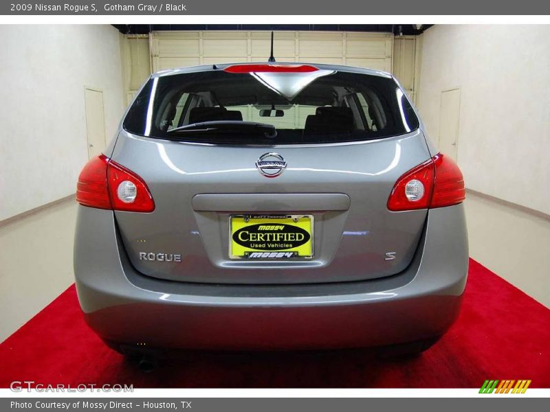 Gotham Gray / Black 2009 Nissan Rogue S