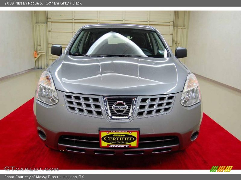 Gotham Gray / Black 2009 Nissan Rogue S