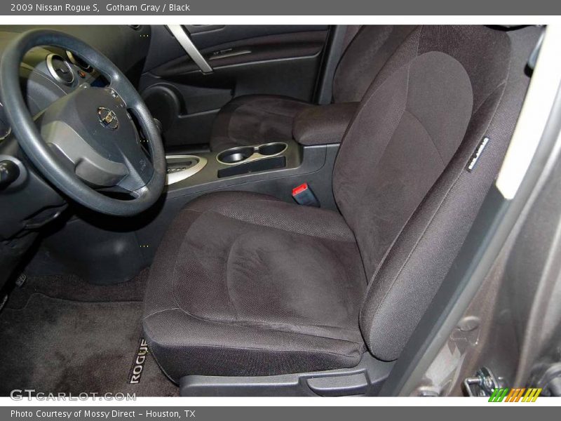 Gotham Gray / Black 2009 Nissan Rogue S