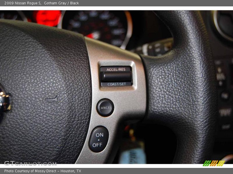 Gotham Gray / Black 2009 Nissan Rogue S