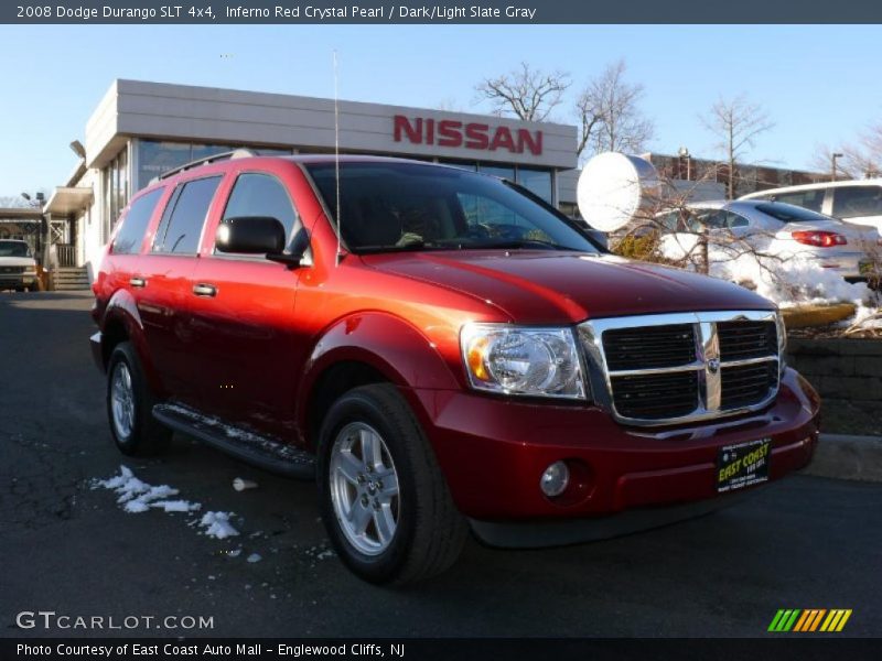 Inferno Red Crystal Pearl / Dark/Light Slate Gray 2008 Dodge Durango SLT 4x4