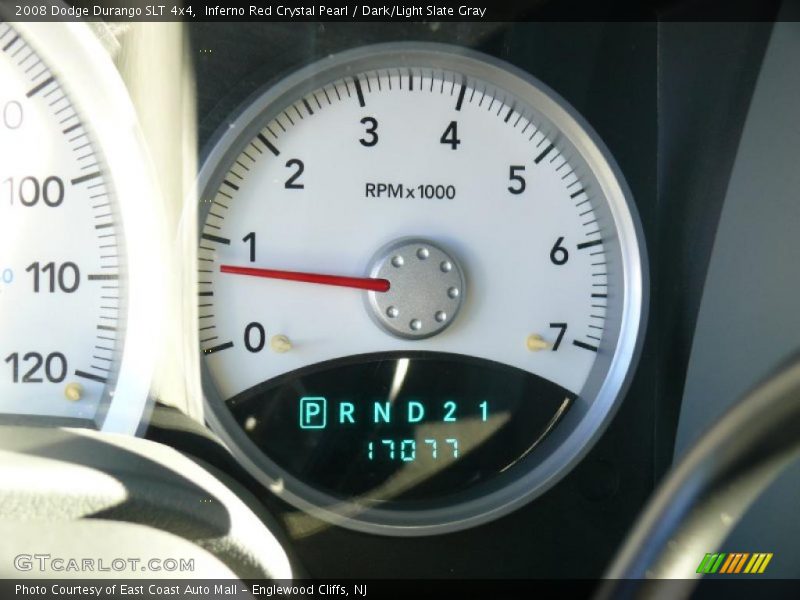 Inferno Red Crystal Pearl / Dark/Light Slate Gray 2008 Dodge Durango SLT 4x4
