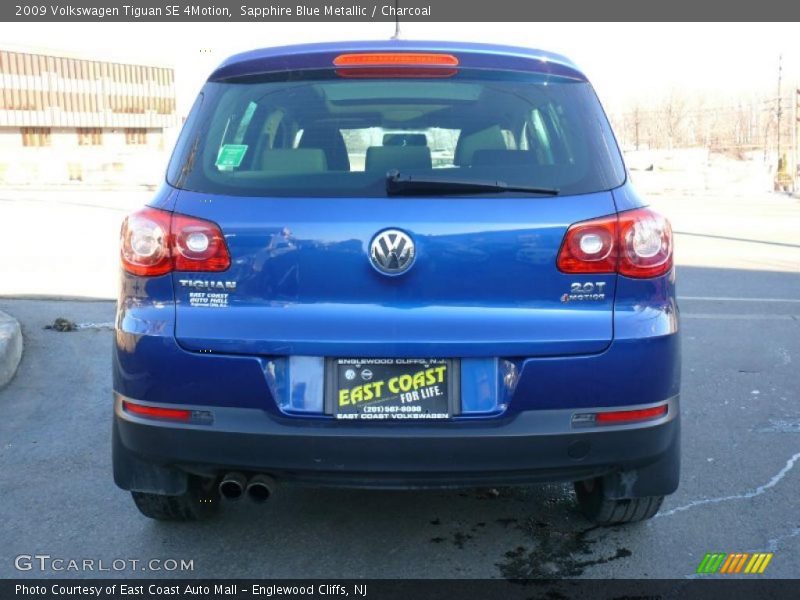 Sapphire Blue Metallic / Charcoal 2009 Volkswagen Tiguan SE 4Motion