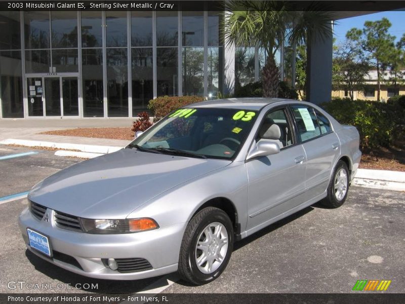 Sterling Silver Metallic / Gray 2003 Mitsubishi Galant ES