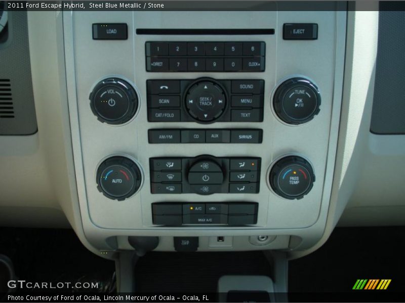 Controls of 2011 Escape Hybrid