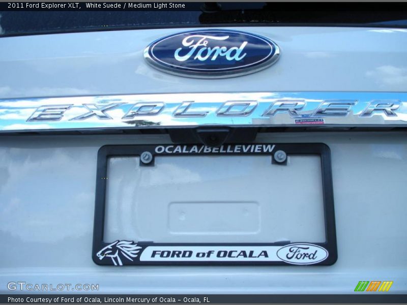 White Suede / Medium Light Stone 2011 Ford Explorer XLT