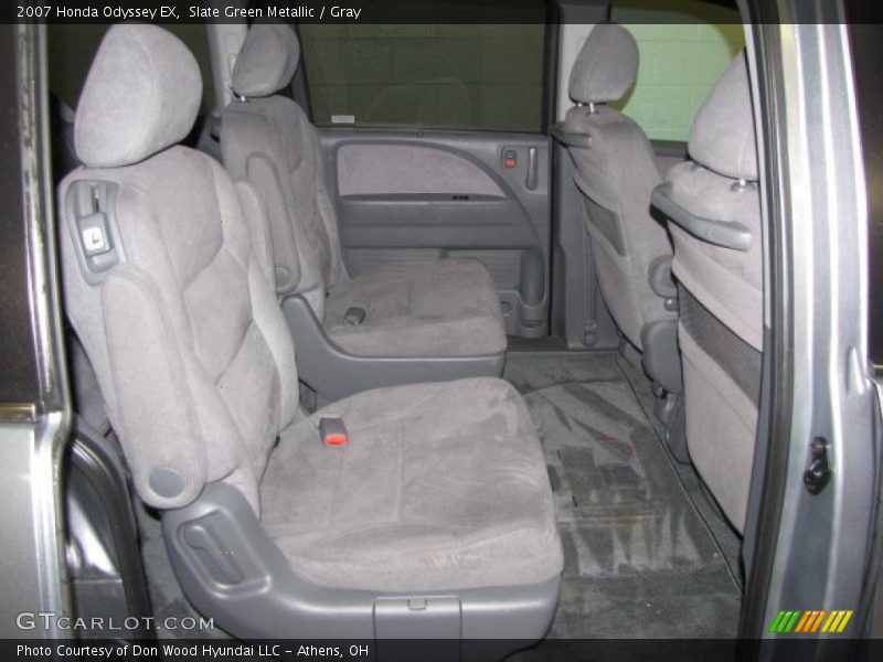 Slate Green Metallic / Gray 2007 Honda Odyssey EX